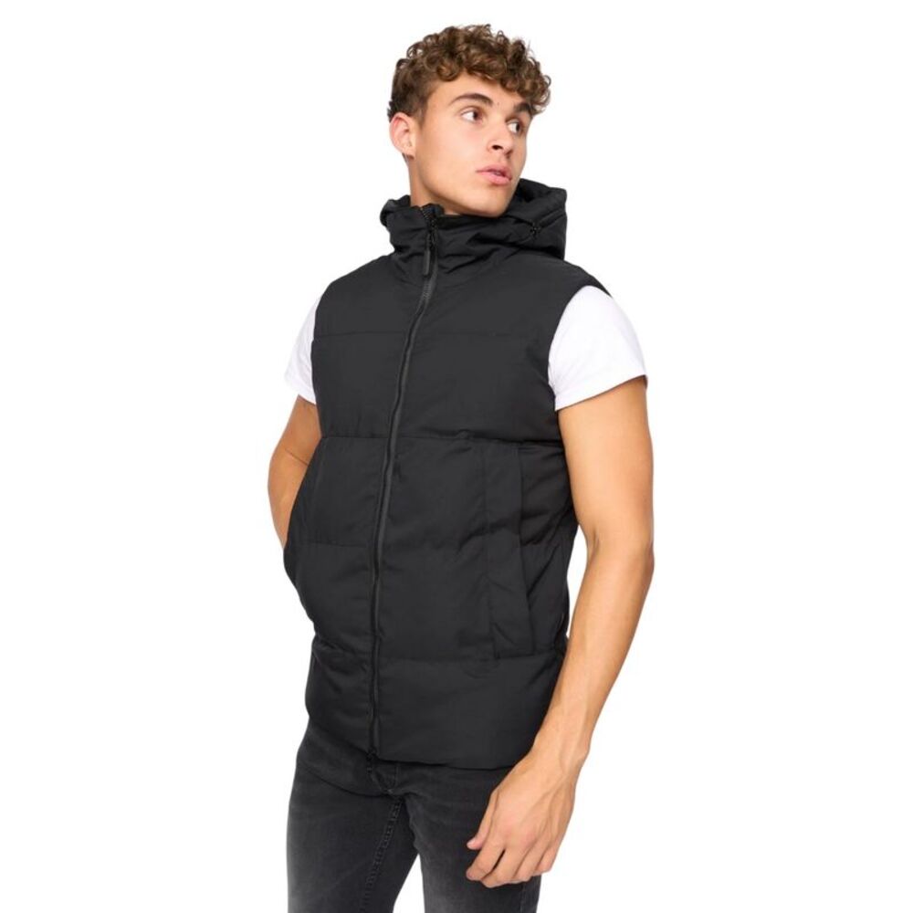 Crosshatch Mens Hanjo Vest / Black
